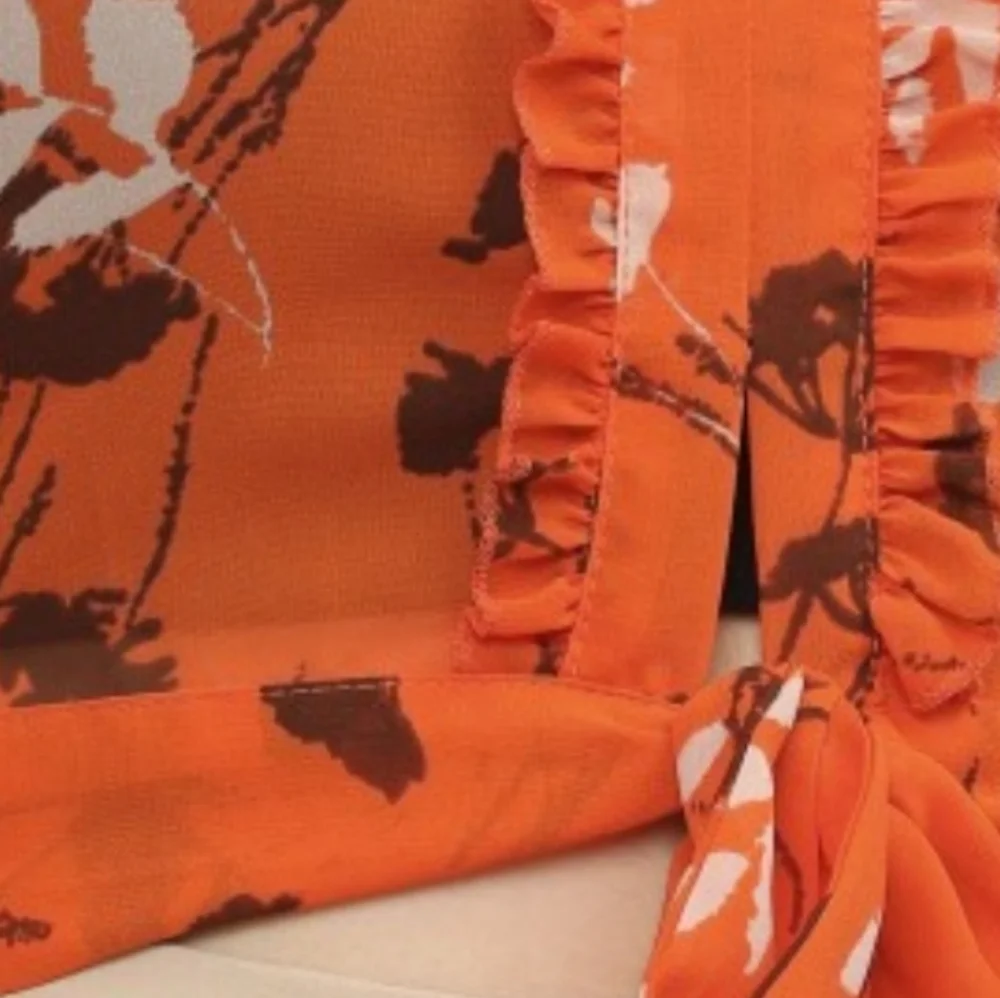 Bright orange Crop top - Picture 3 of 3